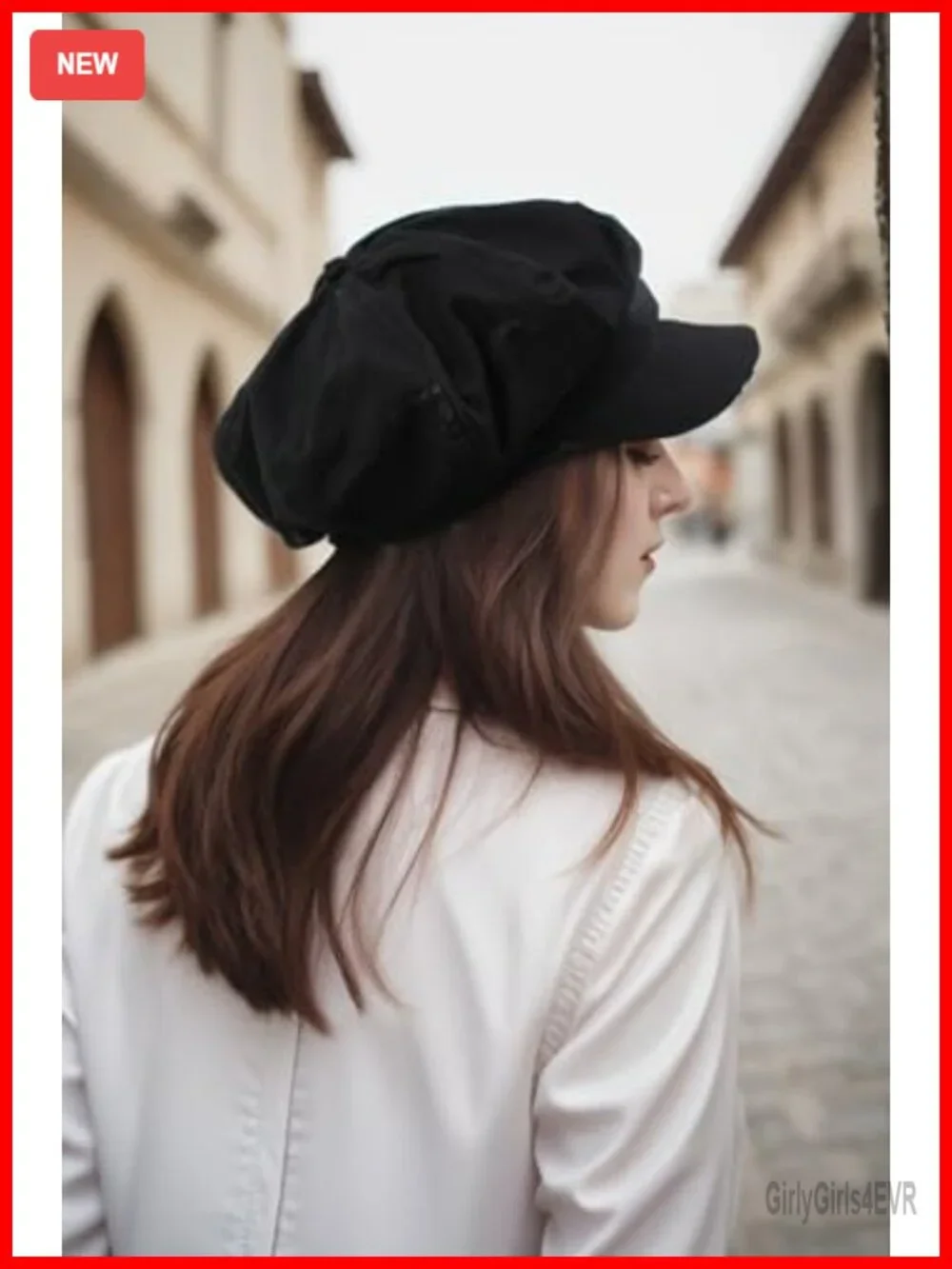 Women's Newsboy Cap 100% Cotton Vintage Cabbie Hat